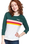 Moteri&scaron;ka Wrangler RAINBOW TEE su ilgomis rankovėmis, XS
