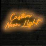 Individualizuojama LED neoninė lemputė 50.8 cm - USB veikimas., Aukso geltona