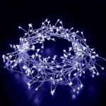LED Kalėdų diodų girlianda 50 m ant metalinio laido &bdquo;Firecracker Lights&ldquo;, 1500LED, balta, IP44