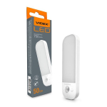 Ne&scaron;iojama įkraunama LED lempa VIDEX, su jutikliu, 50Lm, 750mAh