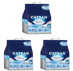 Catsan Hygiene plus 100% natūralus kraikas, 3x5l