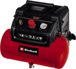 Einhell Kompresorius Tc-ac 190/6/8 (1.2 Kw, maks. 8 bar, 190 L/min siurbimo galia, 6 litrų talpa, be alyvos siurblys, manometras, greita jungtis)