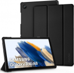 Easyacc dėklas, skirtas Samsung Galaxy Tab A8 2022/2021 Sm-x200 / X205 / X207, apsauginis itin plonas Pu odinis dėklas su stovo funkcija, suderinamas su Glaxy Tab A8 10.5 colių, juodas