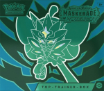 Pok&eacute;mon Tcg: Top Trainer Box Scarlet & Violet &ndash; Twilight Masquerade (1 pilno vaizdo reklaminė kortelė su Turquoise Mask Ogerpon, 9 papildomi paketai ir auk&scaron;čiausios kokybės priedai)