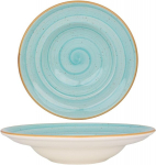 Bonna Pasta lėk&scaron;tė, Aqua porcelianas, 27 cm (450cc), 2 vnt. rinkinys