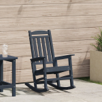 sodo sūpynės kėdė Tamsiai mėlyna 70x92x108 cm HDPE
