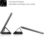 Samsung Galaxy Tab A 10.1 dėklas, Procase plonas i&scaron;manusis dėklas-stovas Galaxy Tab A 10.1 colių plan&scaron;etiniam kompiuteriui Sm-t580 T585 2016 (juodas)