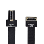 Xiwai cyfpv dvigubas 90 laipsnių stačiu kampu hdmi type a male to male hdtv fpc plok&scaron;čias kabelis, skirtas fpv hdtv multikopteriui, skirtas fotografavimui i&scaron; oro, 50 cm