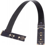 Nvme M-key prailginimo laidas 30cm, kampinis Pci-e 4.0
