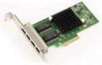 Kalea-informatique valdiklio plok&scaron;tė &copy; - 4 x gigabitų ethernet prievadai per x4 pcie, skirti pc arba serveriui - chipset intel i350-t4