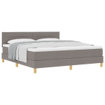 vidaXL Kiemas lova su pagalve Tortora 180 x 200 cm audinys