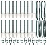 Karkasai su smeigėmis 52 vnt &Oslash;32 mm 80 cm Cinkuotas plienas