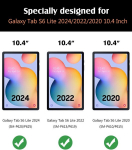 Timovo dėklas, suderinamas su Galaxy Tab S6 Lite 2024/2020/2022, apsauginis dėklas su 90 laipsnių pasukamu stovu ir S Pen laikikliu, automatinio užmigimo/pabudimo dėklas, skirtas Galaxy Tab S6 Lite 10.4 colių plan&scaron;etiniam kompiuteriui, tamsiai mėlynas