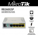 Mikrotik Css106-1g-4p-1s 5 prievadų gigabitinis cloud smart switch poe swos sfp
