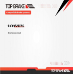 Top brake diskiniai stabdžių kaladėlės, suderinamos su Hayes Dominion A4 | Mtb/emtb/trail/downhill/all mountain/enduro race/cycling