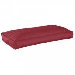 Paletės pagalvė sėdynei/atramai vyno raudona 120x60x12 cm Oxford audinys