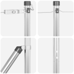 Tvorelių stulpai 13 vnt &Oslash;32 mm 150 cm Cinkuotas plienas