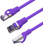 1attack.de Cat.7 tinklo kabelis, Cat7 Poe+ ethernet kabelis, tinklo / interneto / Dsl / modemo / mar&scaron;rutizatoriaus / &scaron;akotuvo patch kabelis, Lan kabelis, neapdorotas kabelis, 10 Gb/s (sftp Pimf), rinkinys: patch kabelis su Rj 45 jungtimi, Cat.6a