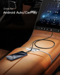 Conmdex 2 vnt. Usb C greito įkrovimo kabelis 10 Gbps duomenų Usb A Android automobilinis kabelis Qc3.0 3.1a duomenų perdavimo kabelis Usb 3.1 Gen2, skirtas Samsung Galaxy S23/s22 Note 20 Z Flip 5 Pixel 8 Pro 3 m/10 pėdų, juodas