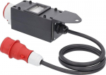 As - Schwabe Mixo galios paskirstytojas - Cee ki&scaron;tukas 400v/16a/5 kontaktų, apie 11 Kw - Fi maitinimo adapteris - 1 x Cee lizdas 400 V 16 A, 5 kontaktų - 1,5 m kabelis - naudojimui lauke - pagaminta Vokietijoje - Ip44, 61705