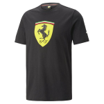 Laisvalaikio mar&scaron;kinėliai vyrams Ferrari Race Big Shield Tee - 53817501, juodos spalvos