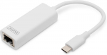Usb-c į Gigabit Ethernet adapteris, baltas