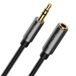 Deleycon 1m Aux prailginimo laidas, 3.5mm stereo jungtis