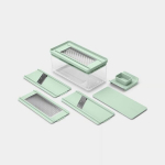 Brabantia Tasty Slicerių ir Trintuvų Rinkinys - Jade Green
