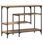 Konsolės staliukas Artisan Oak 100x35x75 cm Inžinerinis medis ir plienas