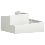 Planteris Baltas 80x80x50 cm &Scaron;altai suvirintas Plienas