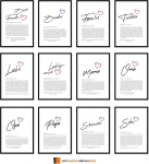 Wirmachendeinekarte Apibrėžimas: Din A4 (21 x 30 cm), plakatas svetainei, miegamajam, virtuvei, valgomajam, sienos paveikslas dovana sienų dekoravimui - be rėmo (mama, Din A4)