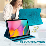 Bolelaw dėklas, skirtas samsung galaxy tab s5e 10.5 colių 2019 (sm-t720/t725) su ra&scaron;ikliu ir ra&scaron;iklio laikikliu, kortelių lizdo stovo funkcija, atverčiamas madingas apsauginis dėklas, skirtas galaxy tab s5e plan&scaron;etinio kompiuterio dėklui, mėlynas