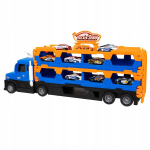 Sunkvežimis su automobiliais + paleidimo įrenginys Click4Toys