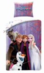 Medvilninė patalynė 140x200 FROZEN Elsa ir Anna