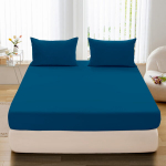 Prigludusi paklodė JERSEY 90x200 Blue Denim