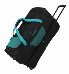 Travelite Basic 70 cm kelioninis krep&scaron;ys su ratukais, juodas/benzininis