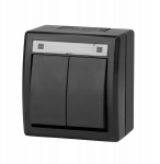 Aquant 2k Dvipolis Jungiklis Antracitas Ip55