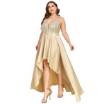 Moteri&scaron;ka vakarinė suknelė Saitdress, auksinis, 44