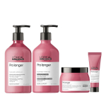 Loreal Pro Longer Shampoo 500Ml + Loreal Pro Longer Conditioner 500Ml + Loreal Pro Longer Mask 500Ml + Loreal Pro Longer 10In1 Cream 150Ml New