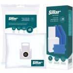 Sillar rinkinys 5x Thomas Pet&Family Aqua dulkių siurblio mai&scaron;eliai + 5x filtrai