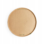 Vegware popierinių dubenėlių dangteliai dia 185mm 50vnt., Vegware popierinių dubenėlių dangteliai dia 185mm 50vnt.