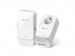 TP-Link | PGW2440 KIT V1 - Wi-Fi 6 Kit - powerline adapter kit - Wi-Fi 6 - wall-pluggable | 1428 Mbps