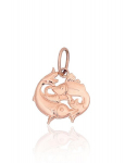 Auksinis pakabukas &ndash; zodiako ženklas "Žuvys V" DS01K844