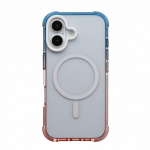 Evelatus dėklas Apple iPhone 16 Defender Gradient MagSafe Mėlynas / Rožinis
