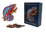 Medinė dėlionė - mozaika - chameleonas, FunTrading, 4962