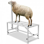 Gyvūnų priežiūros stovas Vevor SCJ002-W, 119.5x58.4x174 cm, baltas