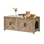 Katės kraiko spintelė Vevor KLCB-01, 119x46x50 cm, ruda