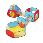 5 viename vaikų žaidimų palapinė su tuneliu