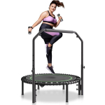 40" sulankstomas mini fitneso batutas su rankena