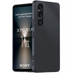 &bdquo;Mofan&ldquo; Texture dėklas - juodas (Xperia 1 VI)